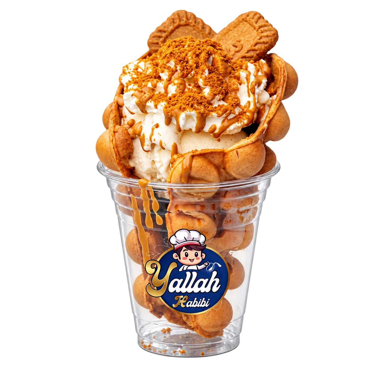 Biscoff Bubble Waffle