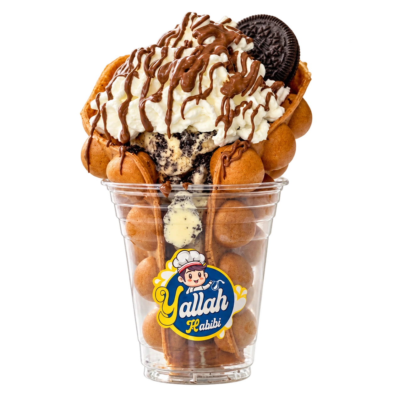 Oreo Bubble Waffle