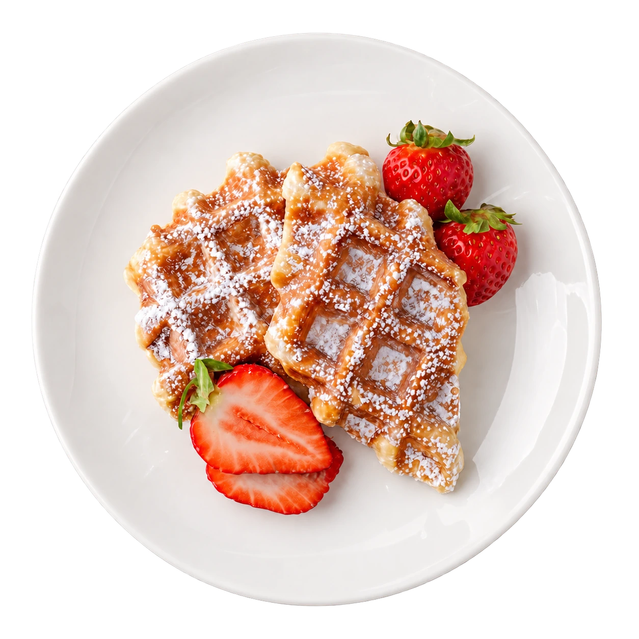 Strawberry Croffle